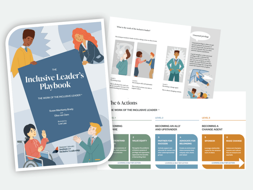 Inclusive Leader's Playbook collage